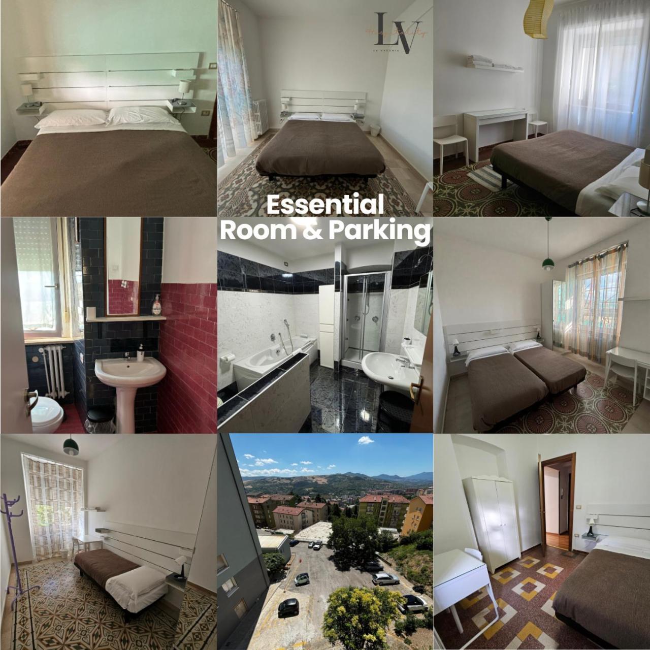 Essential Room & Parking In Centro Citta Con Parcheggio Privato E Wifi Potenza Exterior photo